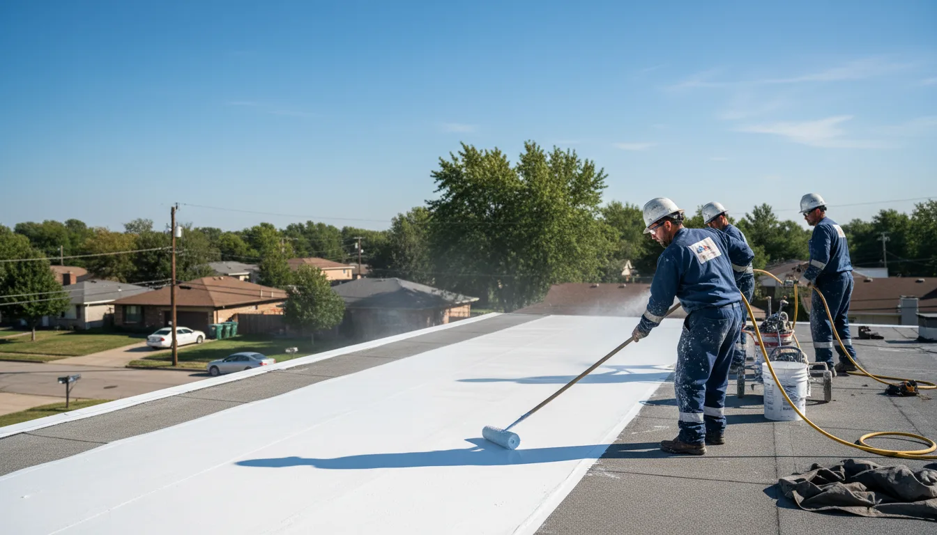 Commercial roof coating in Gunter, TX near me